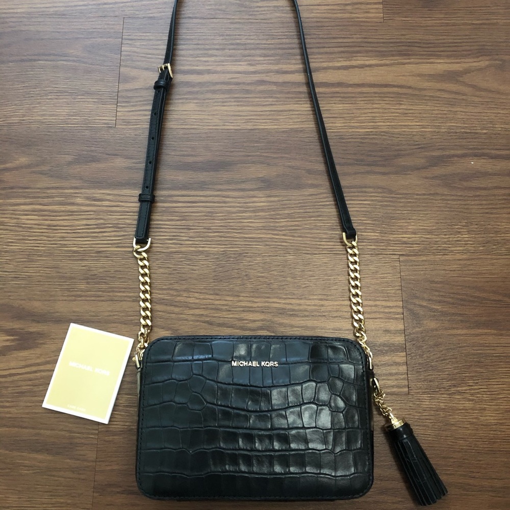 MICHAEL KORS Ginny leather crossbody bag